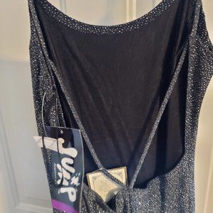 Sparkly dark pewter strappy dress